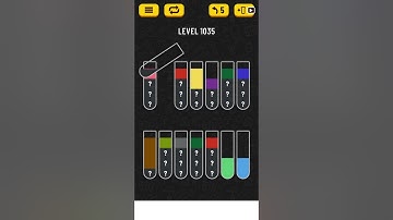 【Water Sort Puzzle】 Level 1035
