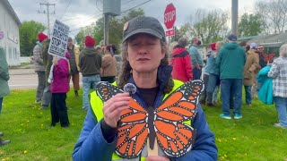 Video: Finger Lakes Rapid Response Network rallies against ICE after man is detained in King Ferry