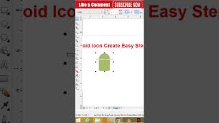 Simple Android Icon Design! Corel draw shorts