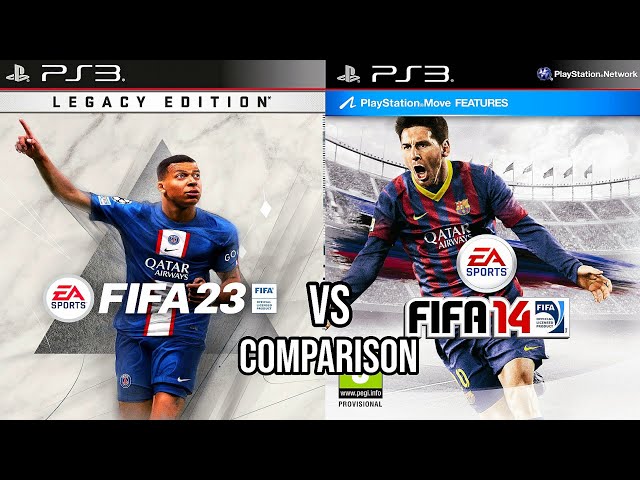 FIFA 23 Vs FIFA 22 PS3 