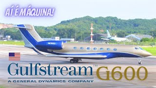 Som de Baleia? Gulfstream G600 uma supermáquina no Aeroporto do Recife.