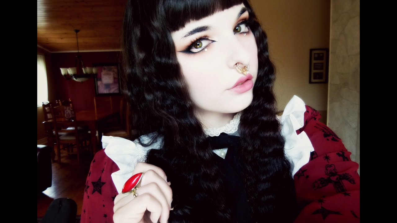 Gothic Lolita Makeup Tutorial OOTD YouTube