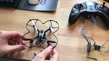 Hubsan X4 controller potentiometer emulation with an Arduino Uno