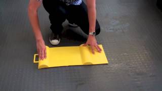 Park Smart Yellow Safety Garage Parking Mat Guide at California Car Cover