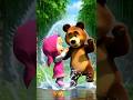 Masha And The Bear Dance In Rain Dance Masha And Bear Masha Turkishdance Raindance 