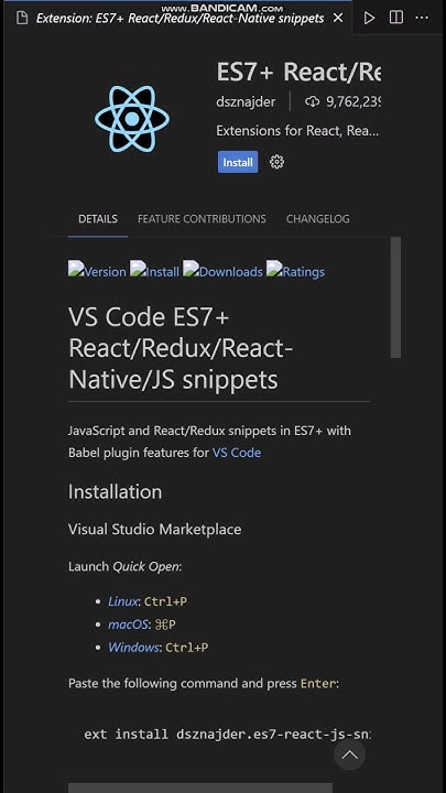 VS Code Extensions for React Projects | Coding | React | Placement ...