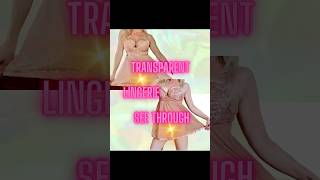 Transparent Lingerie See Through Try On #transparent #seethrough #tryons