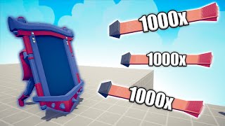 SUPERMAN MIRROR SHIELD vs 1000x OVERPOWERED UNITS - TABS | Totally Accurate Battle Simulator