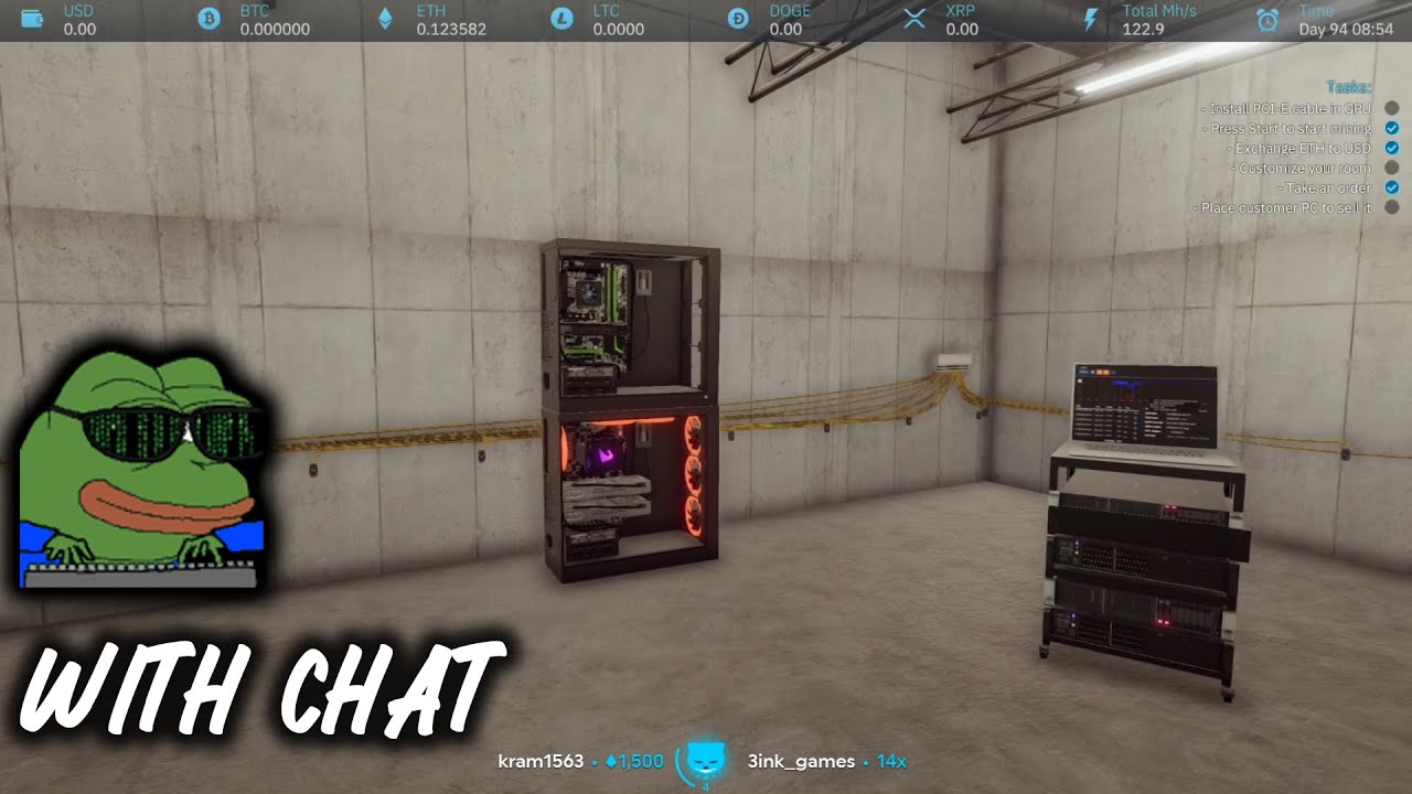 Lirik plays Crypto Mining Simulator