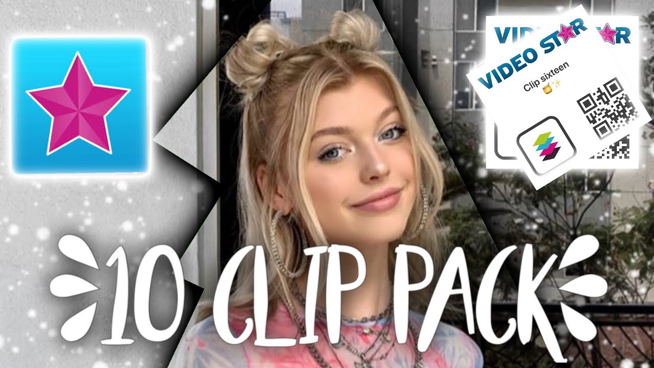 VIDEOSTAR 10 CLIP PACK! ☘️VIDEOSTAR PRESETS💓🦜VIDEOSTAR QR CODES ️💗
