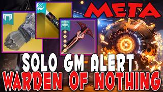 Solo Flawless GM Alert Warden of Nothing | Prisamtic Warlock Winter's Guile Build! Destiny 2