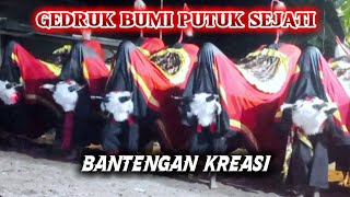 bantengan, gedruk bumi putuk sejati perform bantengan kreasi live, kemiri jabung
