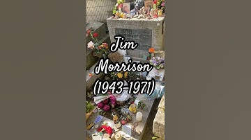 Tomba Jim Morrison (1943-1971) Frontman The Doors. The Lizard King. Père Lachaise Paris.October 2025