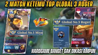 MENGERIKAN! ADU MEKANIK LAWAN TOP GLOBAL ROGER! MATCH PERTARUHAN MMR! | TOP GLOBAL 1 MIYA - MLBB