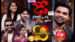 Sudheer Rashmi Aadi Varshini Pradeep Funny Task All In One Dhee Champions Etv Telugu