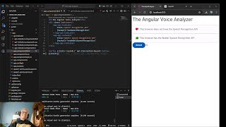 Angular - Web API Speech Analyzer: Video 011 showing results