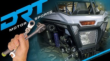 DRT Motorsports Rear Bumper for Polaris RZR 200 EFI Installation Guide