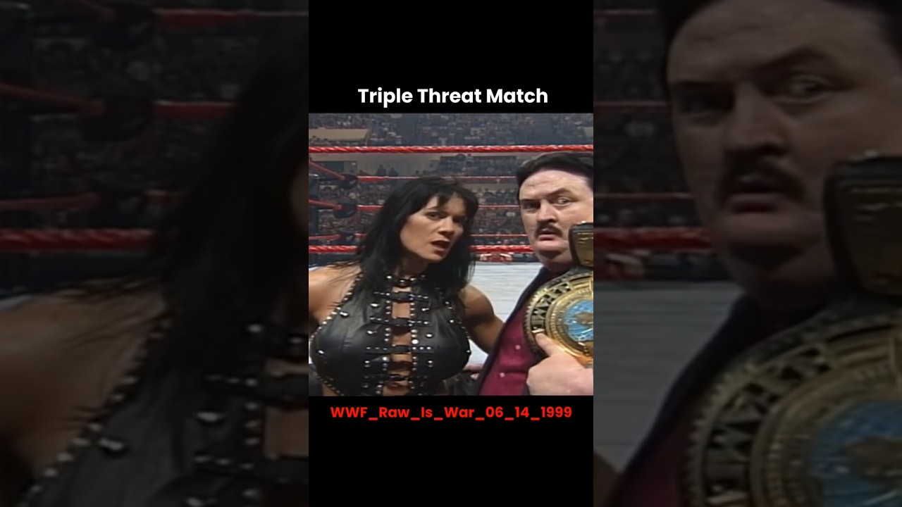 Triple Threat Match | Raw is war 14_6_1999 