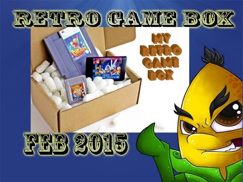 My Retro Game Box - Feb 2015 - YouTube