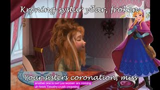 Frozen Anna Waking Up Icelandic St