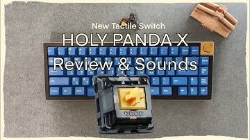 New King of Tactile Switches ? | Review the Holy Panda X