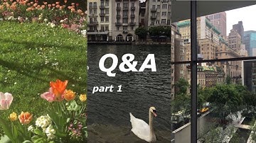 Answering your questions // Q&A part 1