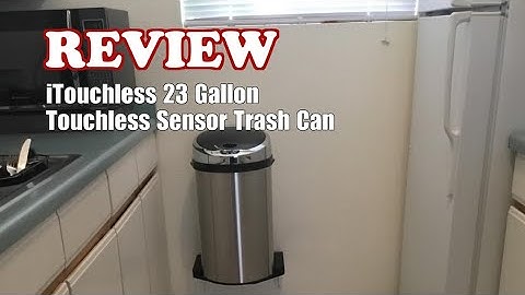 iTouchless 23 Gallon Touchless Sensor Trash Can Review 2024