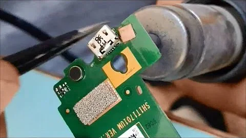 how to fix / replace  damaged charging port for tablet huawei -Gsm Guide