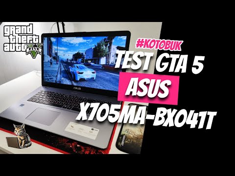 Видео: ASUS VivoBook X705MA BX041T тест GTA 5