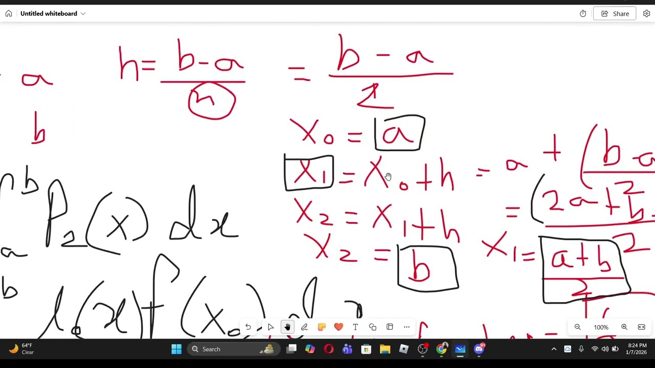 Simpson's Rule & Upper Bound of Interpolation Error