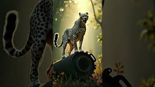 Cheetah Kesyy Bna Jungle Ka Badshah  😳😱😻😘 🤌🏻Purii Video Dekhen 🥳 #ai #cheetah #viral #shorts