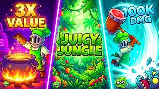 Seasoning Station → Juicy Jungle → 100K Damage Hammer! - Chef Knight #3