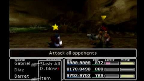 Final Fantasy 7 - Barret and Vincent overflow glitch guide!!
