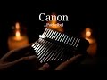 【睡眠導入BGM】カノン / オルゴールのような癒し音 / スローテンポ / リラックス効果【カリンバ】
