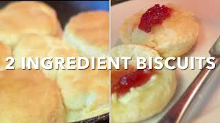Famous 2 ingredient Biscuits Fast & Easy Small batch Profile