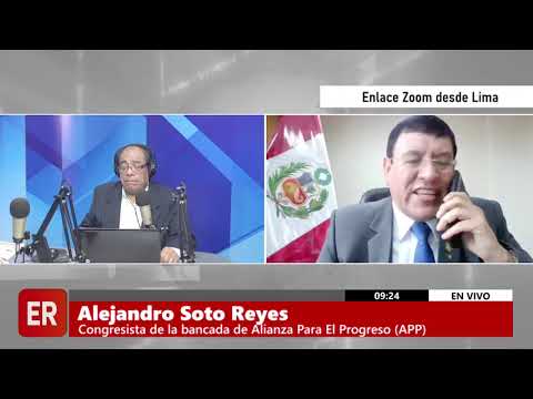 ENTREVISTA A ALEJANDRO SOTO REYES, CONGRESISTA DE LA BANCADA DE ALIANZA PARA EL PROGRESO (APP)