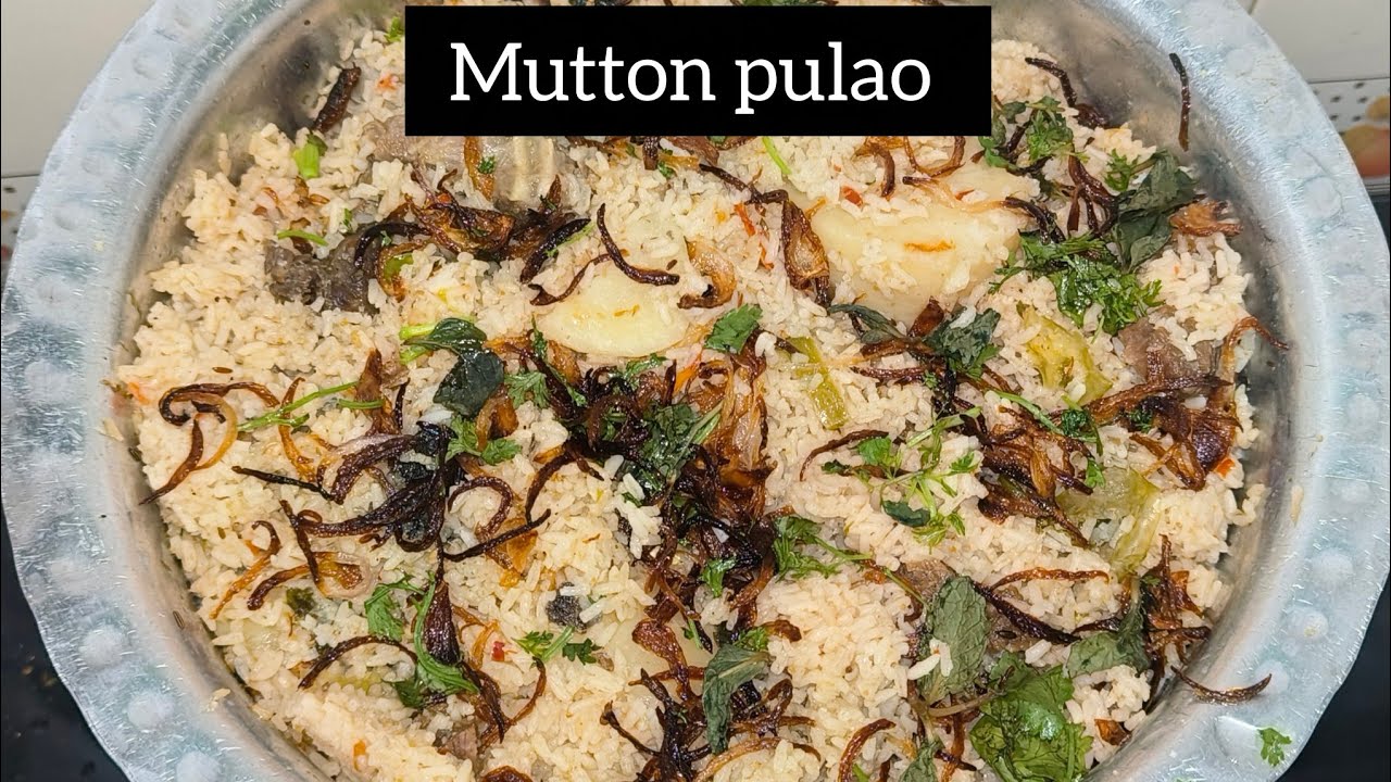 Simple And quick banny wala Mutton pulao recipe 