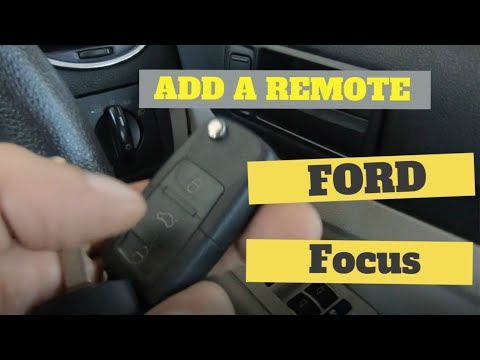 Ford Focus / Fiesta / S-Max / Mondeo remote key fob manual programming. How to add remote