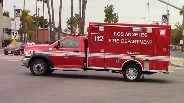LAFD Rescue 112 & LAPD Harbor Unit Responding