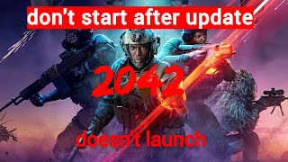 Battlefield 2042 not launching after update, endless loading on steam