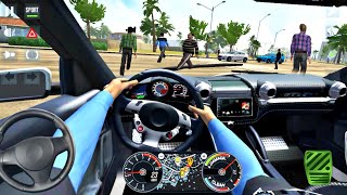 SPORT CARS🚦🚗city car uber driving : taxi sim 2020 android game play: screenshot 1