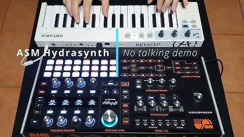 ASM Hydrasynth - NO TALKING demo