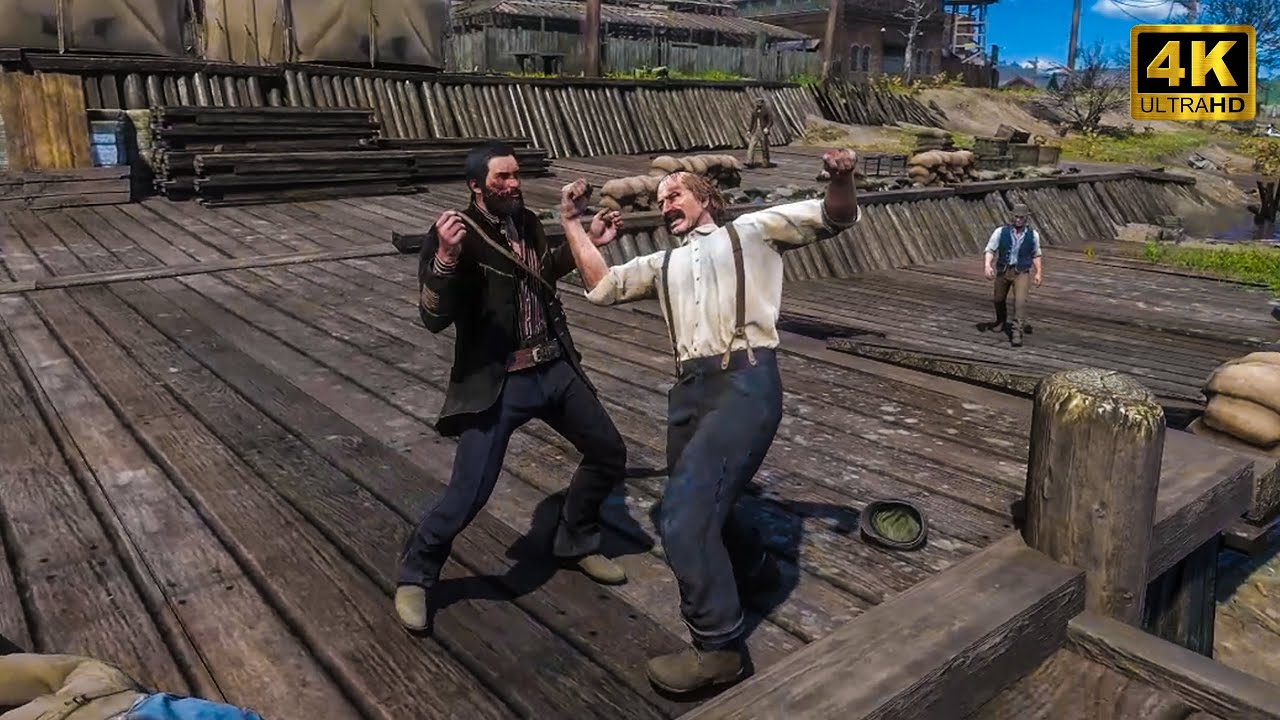 The SHOCKING Truth About Brutal Fighting & NPC's Ragdoll in RDR2 #5 ...