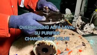 Alfa Laval Su 500 Purifier Change-Over Valve 3-Way Valve Overhaul