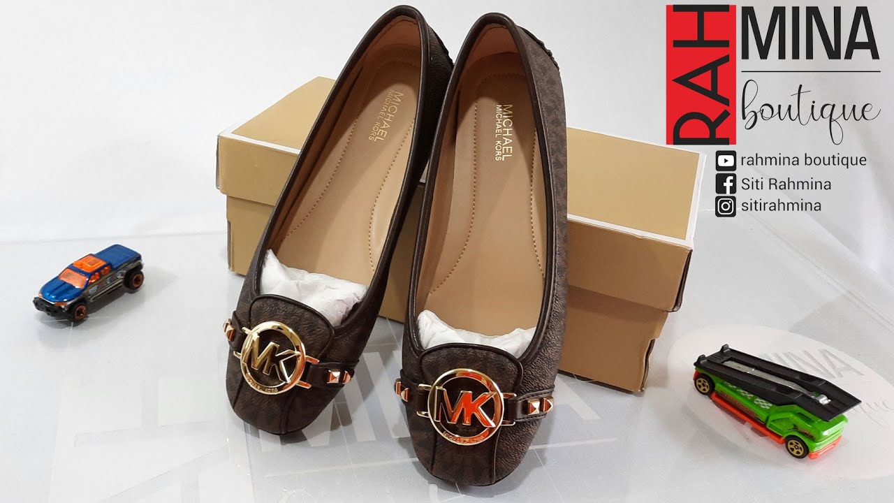 Brand New In box Michael Kors Fulton Moc , MK Logo Flat Shoes