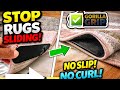 Stop Rugs from Sliding! Gorilla Grip Rug Grippers Review | No Curl, No Slip