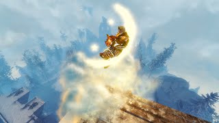 Hardworking Honest Elementalist vs Glitch Abusing Infinite Evade Spam Warrior: WvW Guild Wars 2.