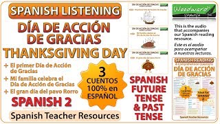 Día de Acción de Gracias - 3 cuentos en español - Spanish Listening