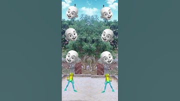 Upin ipin head to dancing frog,, joker,, gorilla & red dame tu cosita - magic vfx #comedy #fanny