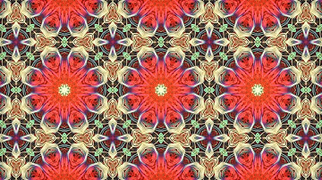 VJ Loop #143 Kaleidoscope Video Background Screensaver 30 Min
